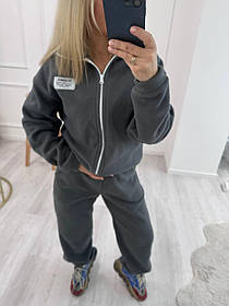 Жіночій флісовий костюм на блискавці