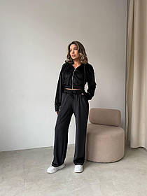 Жіночій спортивний велюровий костюм плюшевий