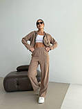 Жіночій вельветовий костюм з кишенями на блискавці, фото 9