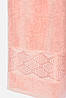 Рушник банний махровий світло-рожевого кольору 196538P, фото 3