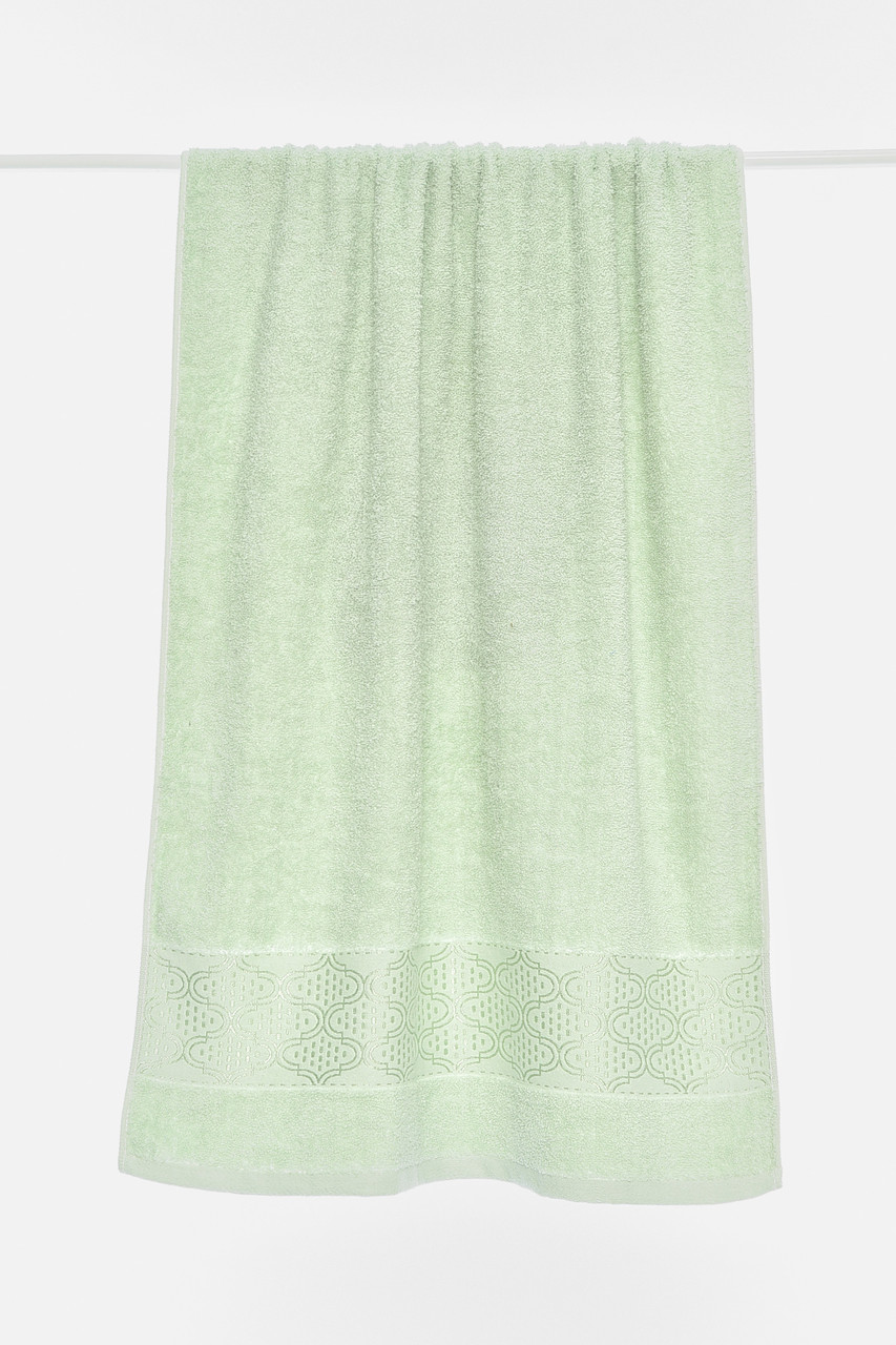 Рушник банний махровий м'ятного кольору 196543P, фото 1