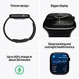 Смарт-годинник Apple Watch Series 10 GPS 46mm Rose Gold Alum with Plum Sp/Loop (MWWV3QH/A), фото 8