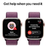 Смарт-годинник Apple Watch Series 10 GPS 46mm Rose Gold Alum with Plum Sp/Loop (MWWV3QH/A), фото 7