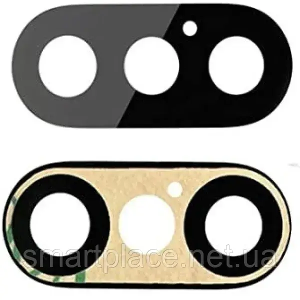 Скло камери Apple iPhone X без рамки (PRC) Black, фото 1