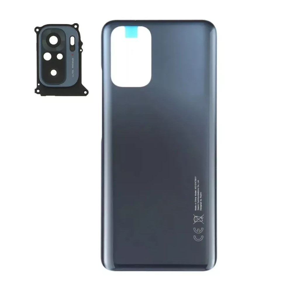 Задня кришка для смартфону Xiaomi Redmi Note 10 4G, Original PRC, чорна