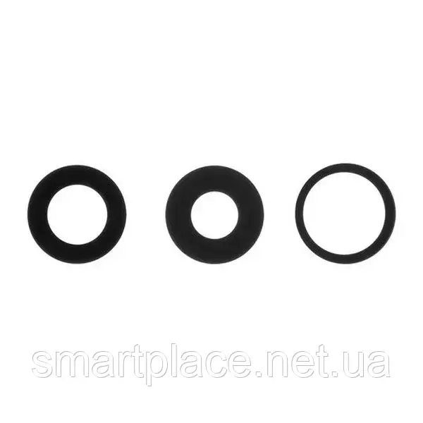 Скло камери Apple iPhone 13 Pro, iPhone 13 Pro Max без рамки (3 шт) Black, фото 1