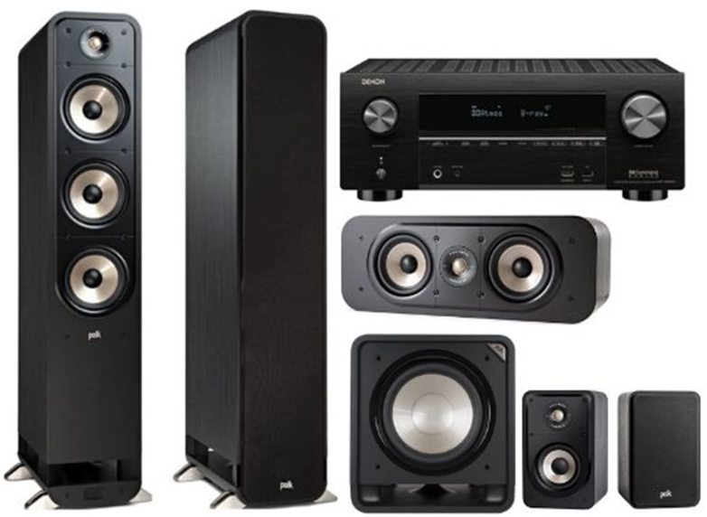 Домашній кінотеатр 5.1 Polk Audio Signature S60e + Denon AVR-X2800H, фото 1