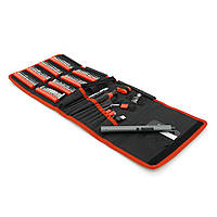 Набір електрична викрутка біти 144-in-1 довжина тримача 180мм біти T3 магнітні алюміній Box corvette