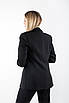 Костюм з приталеним піджаком та штанами чорний однобортний 40455 (2000000142432), фото 3