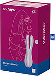 Кліторальний вібратор Satisfyer Threesome 2 Violet, фото 7