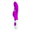Силіконовий вібратор для жінок з додатковою стимуляцією клітора Rabbit Vibrator Hyman, фото 6