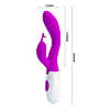 Силіконовий вібратор для жінок з додатковою стимуляцією клітора Rabbit Vibrator Hyman, фото 3