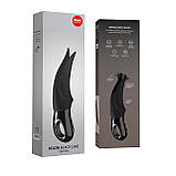 Вібратор для клітора Fun Factory VOLTA black, гнучкий подвійний кінчик, фото 9