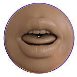 Мастурбатор-ротик Fleshlight Boost Blow Medium Dark Flesh, плаваючі кільця Turbo Tech, фото 3