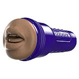 Мастурбатор-ротик Fleshlight Boost Blow Medium Dark Flesh, плаваючі кільця Turbo Tech, фото 5