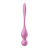 Вагінальні смарт-кульки з вібрацією Satisfyer Love Birds 1 Connect App Pink, 78 г, фото 5