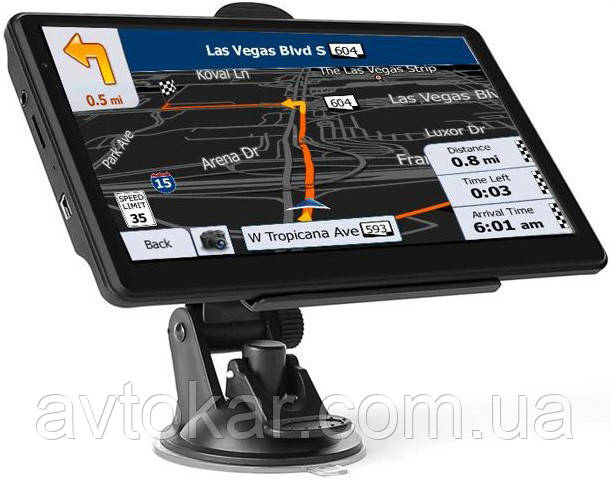 7" GPS-навігатор 7005 — 8Gb / 800MHz / 256 Mb / IGO + Navitel + CityGuide ORG