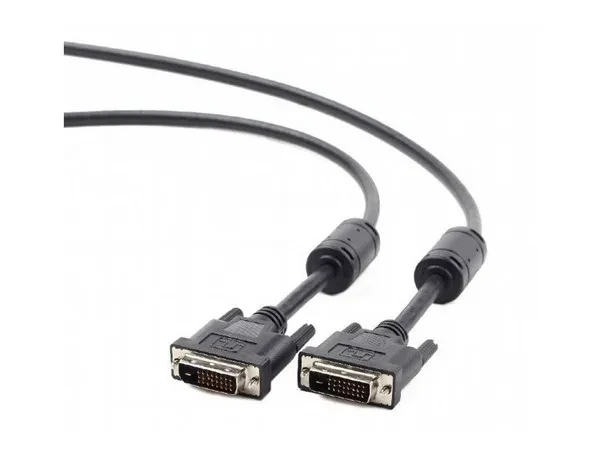 Відео-кабель Cablexpert CC-DVI2-BK-10 DVI(тато)DVI(тато), 3m Black, фото 1