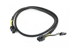 Кабель живлення Cablexpert CC-PSU-86 Black 0.8 м