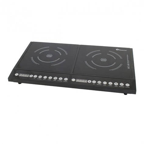 Електропліта Domotec MS-5862 (індукційна на 2 конфорки YU227, фото 1