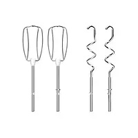 Міксер Tefal HT450B38 Gray White