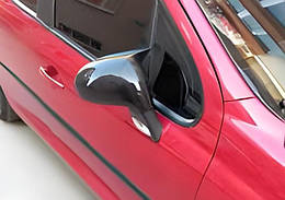Накладки на дзеркала BMW-Style DPT для Peugeot 308 2007-2013 рр ABS-пластик (2 шт)