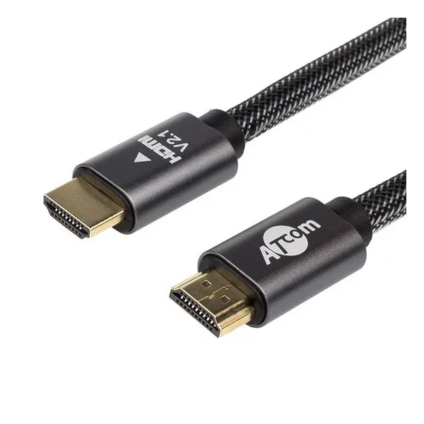 Відео-кабель Atcom 23785 HDMI(тато)HDMI(тато) Black, фото 1