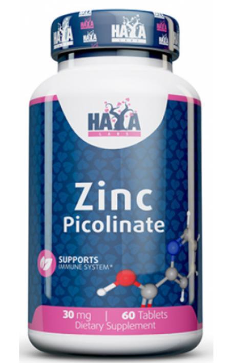 Цинк Haya Labs Zinc Picolinate 30 мг 60 таблеток