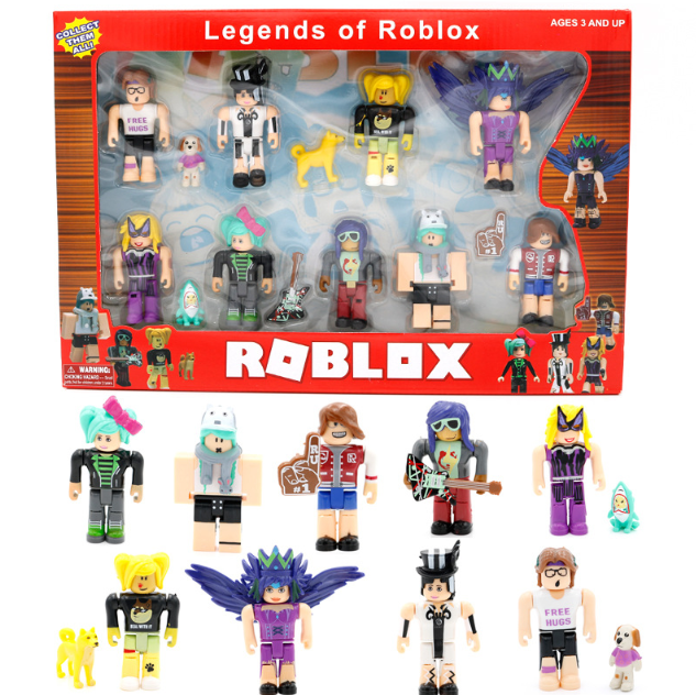 Ігрові фігурки Roblox в коробці, іграшкові чоловічки Роблокс набір з 9 фігурок, фото 1
