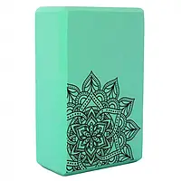 Блок для йоги METR+ MS 0858-5 Turquoise