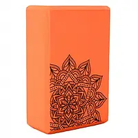 Блок для йоги METR+ MS 0858-5 Orange