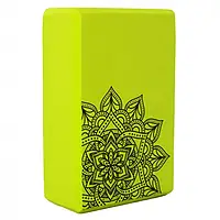 Блок для йоги METR+ MS 0858-5 Green