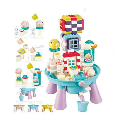 Розумний водяний механічний конструктор 179 елементів млин Столик для ігор із механізмом для води фонтан