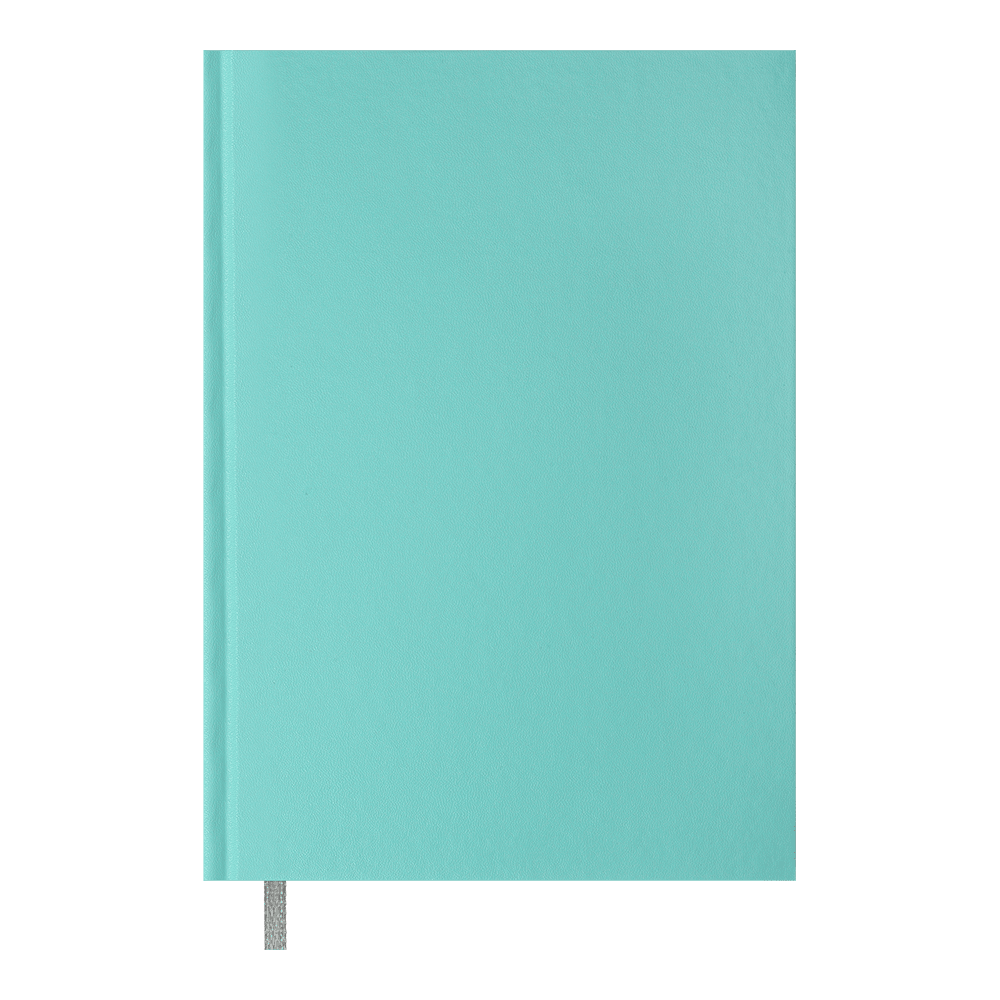 Книга записна OPTIMAL, А5, 64 арк., клітинка, бірюзова, бум вініл  BM.25514101-06
