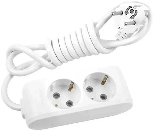 Мережевий фільтр Panasonic WLTB04222GR-UA 2 м, 2 розетки із заземленням, фото 1