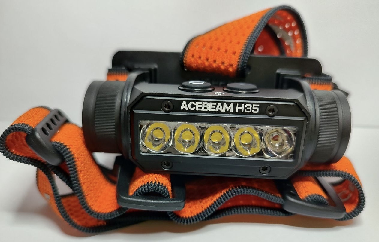 Acebeam H35 діоди Luxeon HL4X 6500 K + червоне світло