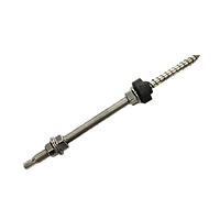 Комбінований гвинт-шуруп неіржавіюча сталь 10х200 мм (комплект) corvette