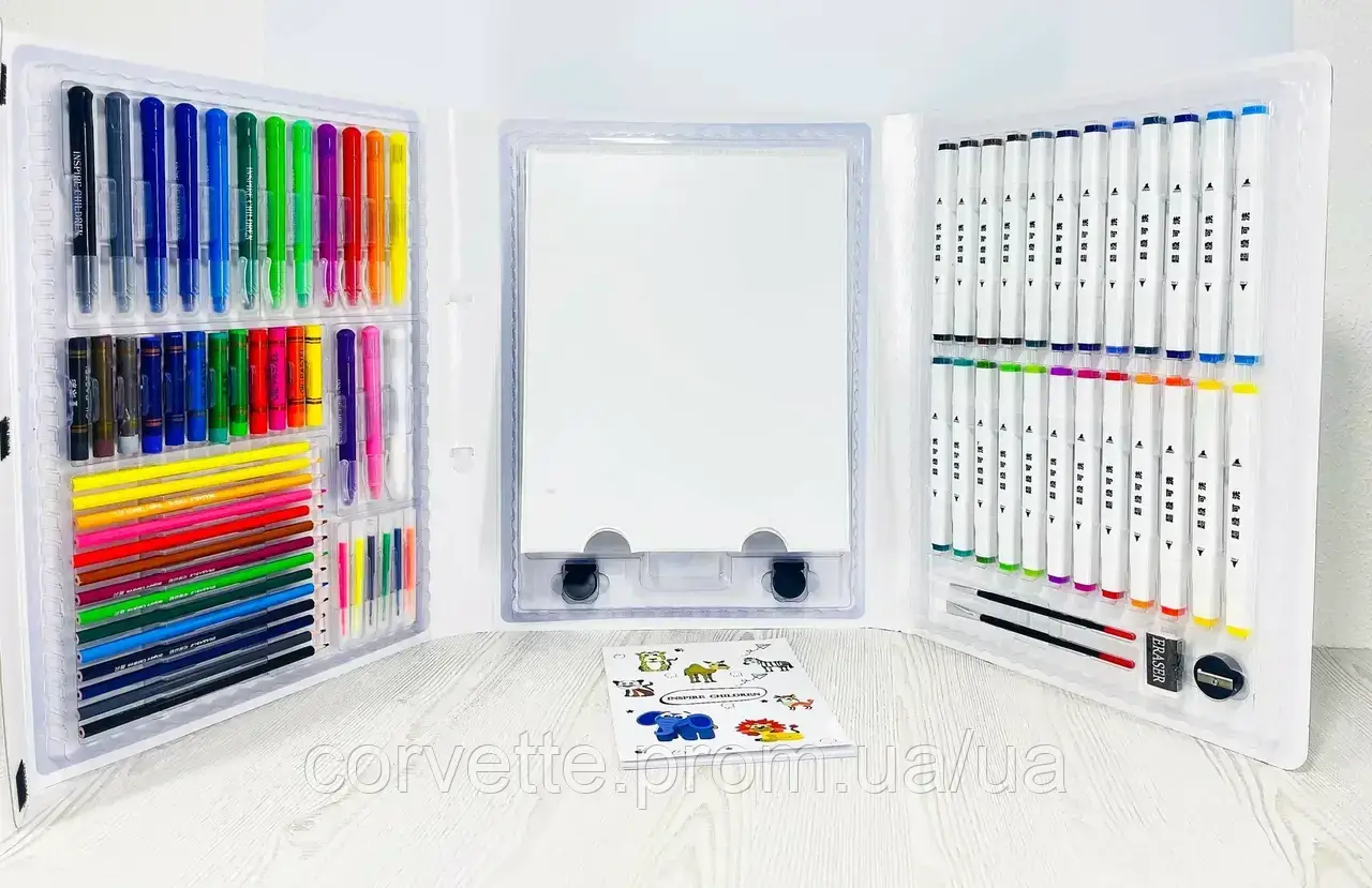 Набор для творчества мольберт 007 98 предметов художественный набор для детей чемодан corvette - фото 1 - id-p2585091692