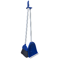 Мітла з совком Planet Royal синя