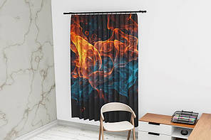 Штори з принтом «Палаючий вогонь. Burning fire», фото 3