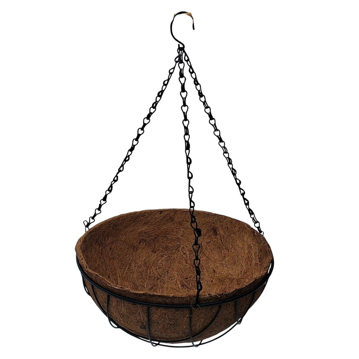 Підвісне кашпо Agrario 20 см з кокосовим кошиком-горщиком для рослин (Аграріо 8)