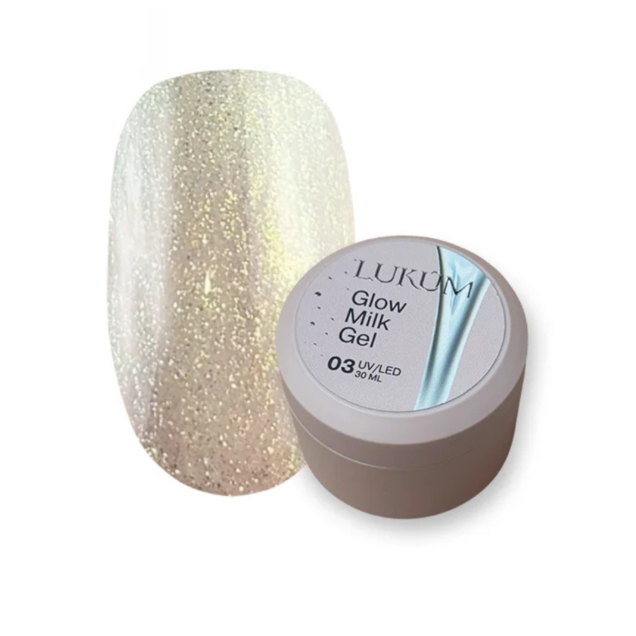 Гель для зміцнення нігтів Lukum Glow Milk Gel 03, 30 мл