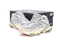 Жіночі кросівки New Balance 9060 Beige Grey Pink (сірі) стильні демісезонні кроси Y14894