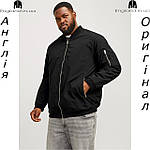Куртка-бомбер чоловіча Jack & Jones (Джек енд Джонс) з Англії - весна/осінь - великих розмірів, фото 2