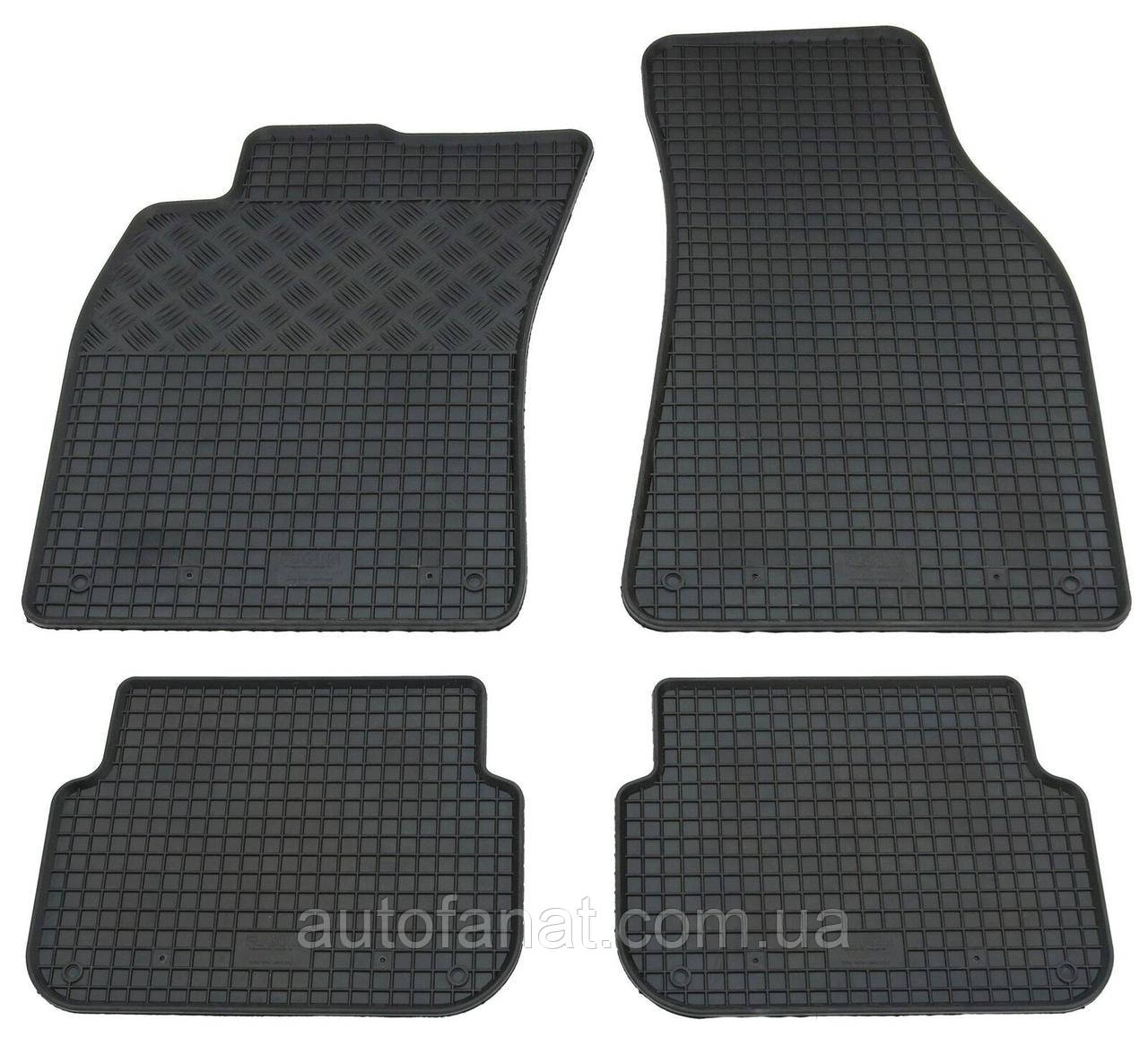 Килимки в салон Audi A6 C6 (2004-2006), гумові (4шт) Rigum Чехія (900149)