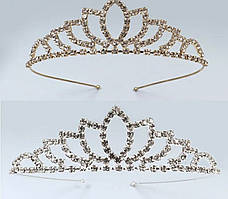 Корона на голову металева в камінні