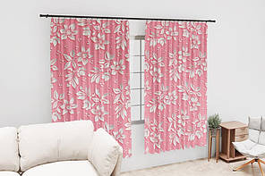 Штори з принтом «Ніжні рожеві квіточки. Delicate pink flowers», фото 2