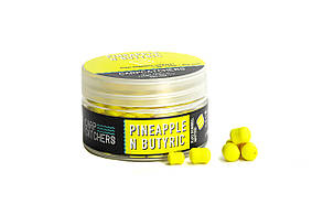 Вафтерc Carp Catchers Fluo Dumbell Wafters PINEAPPLE N BUTYRIC 10*7 мм та 8*5 мм