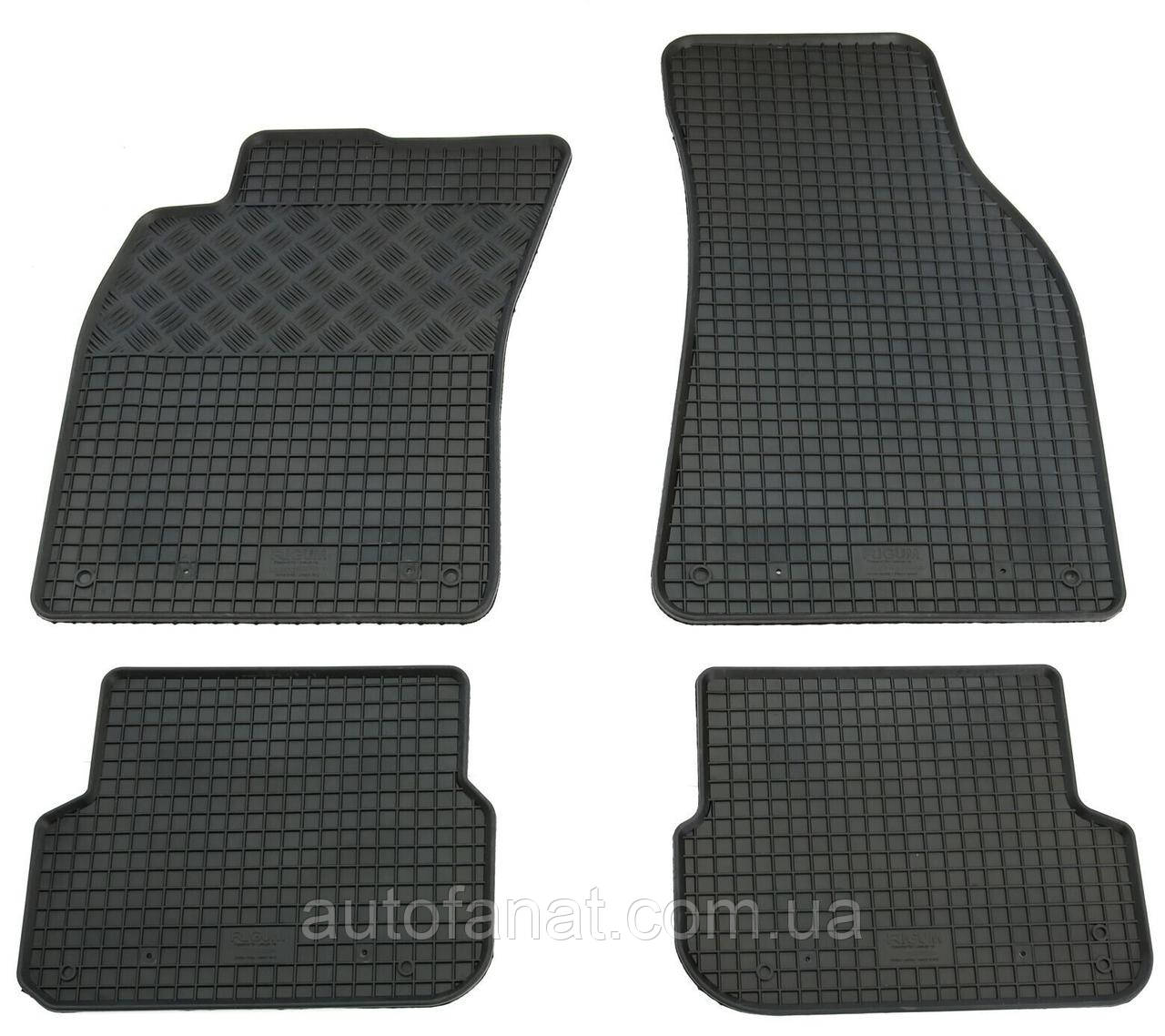 Килимки в салон Audi A6 C6 (2006-2011), гумові (4шт) Rigum Чехия (900156)