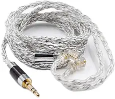 Кабель для навушників Knowledge Zenith Cable 90-8 Silver (2pin, C) (90402370)